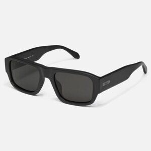 Quay Nigh Cap Matte Black Polarized Sunglasses
